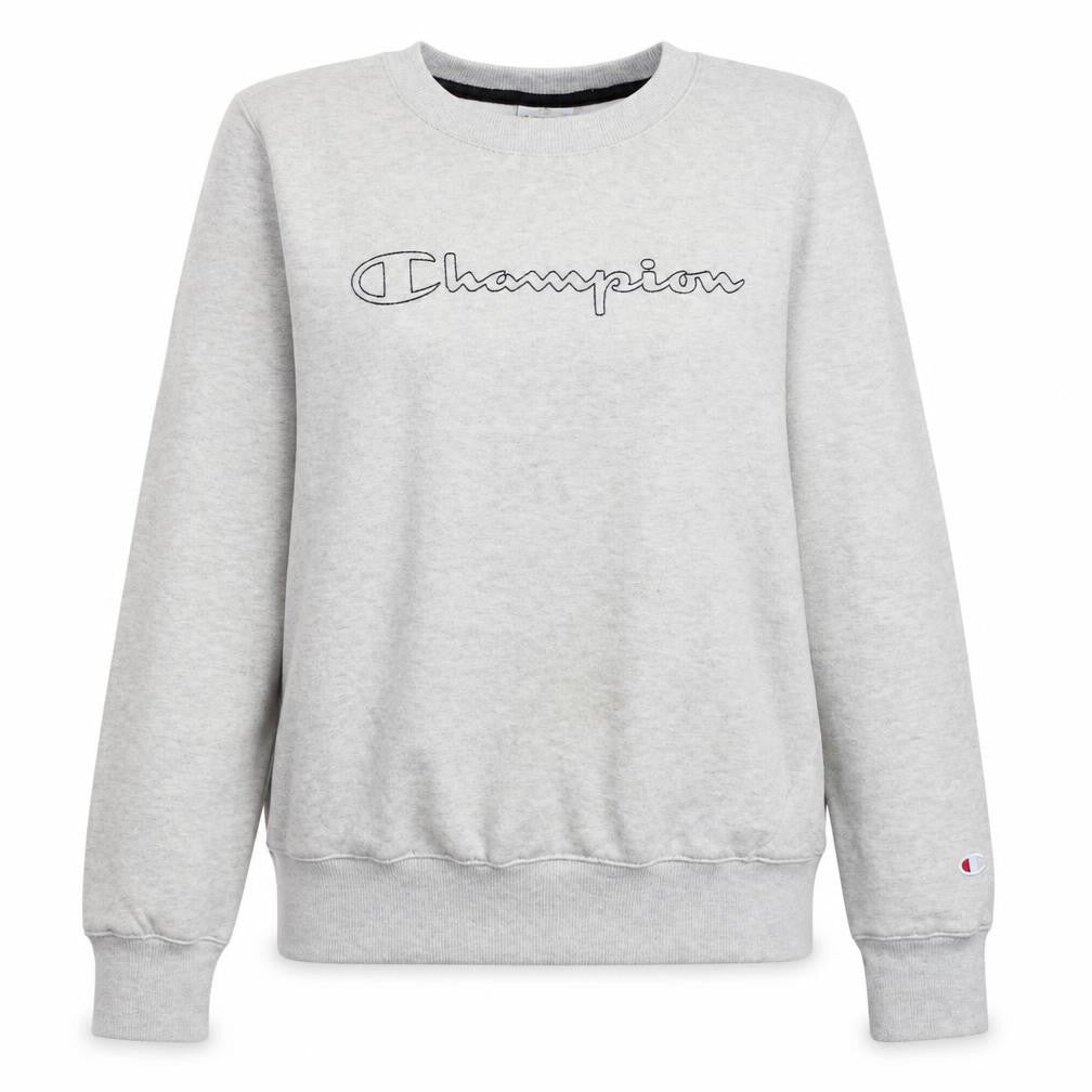 Womens UK Size M Champion Grey Pullover Sweatshirt