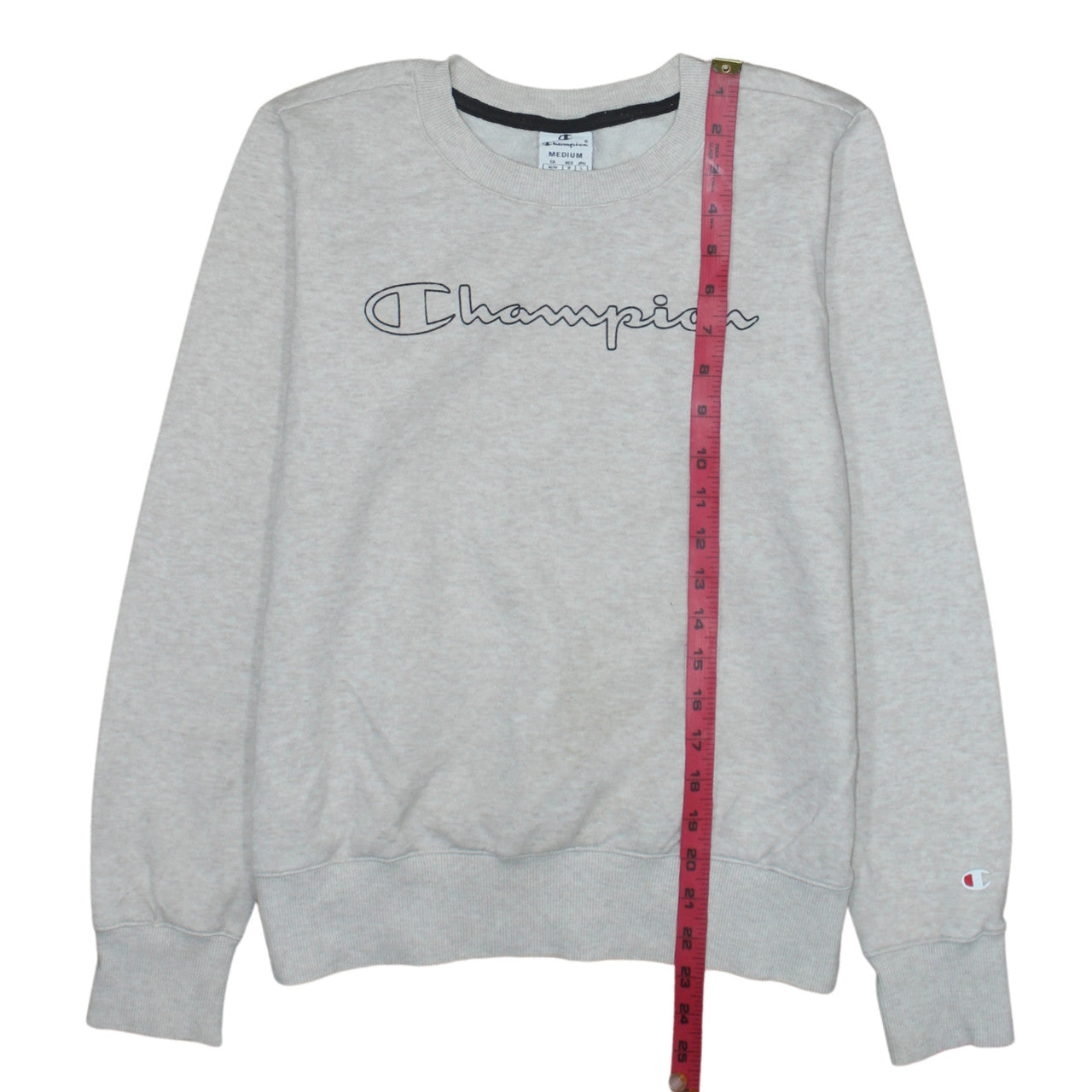 Womens UK Size M Champion Grey Pullover Sweatshirt