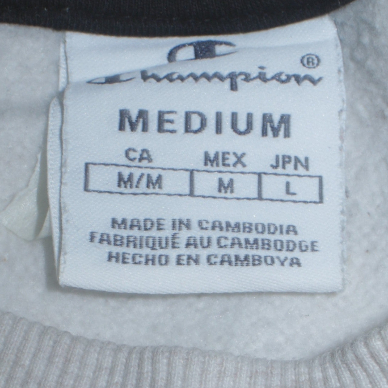 Womens UK Size M Champion Grey Pullover Sweatshirt
