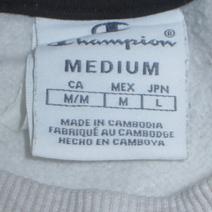 Womens UK Size M Champion Grey Pullover Sweatshirt