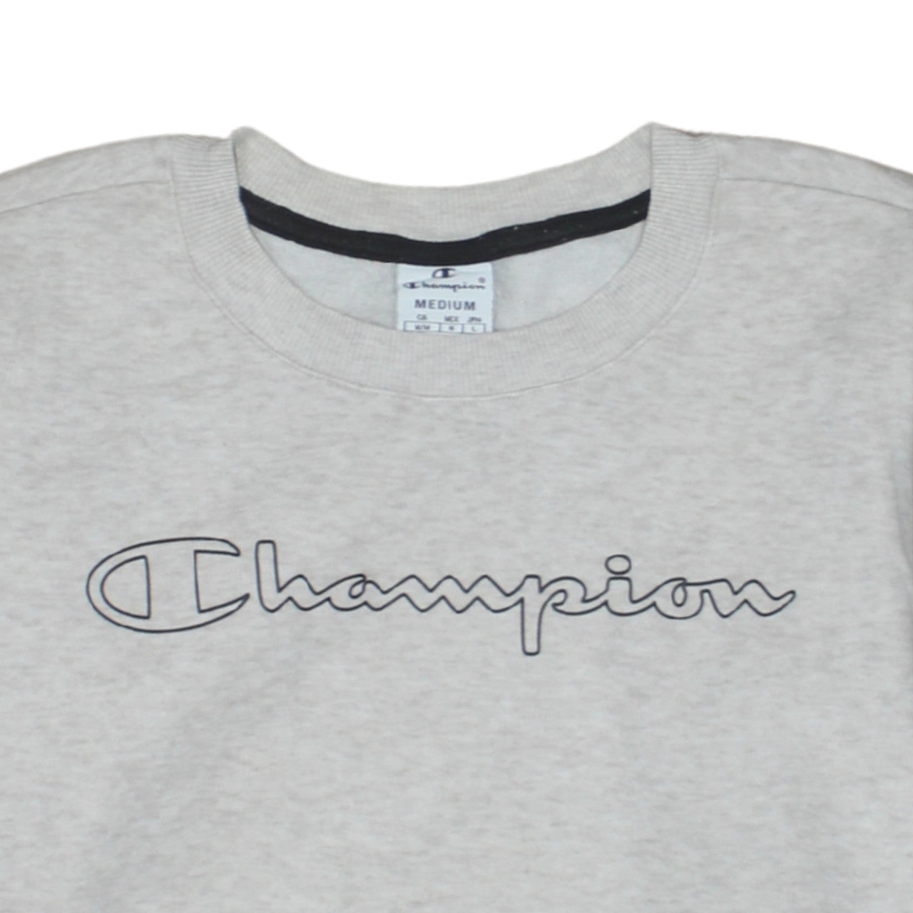 Womens UK Size M Champion Grey Pullover Sweatshirt