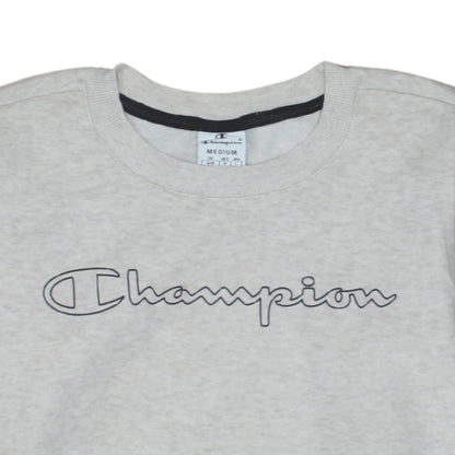 Womens UK Size M Champion Grey Pullover Sweatshirt