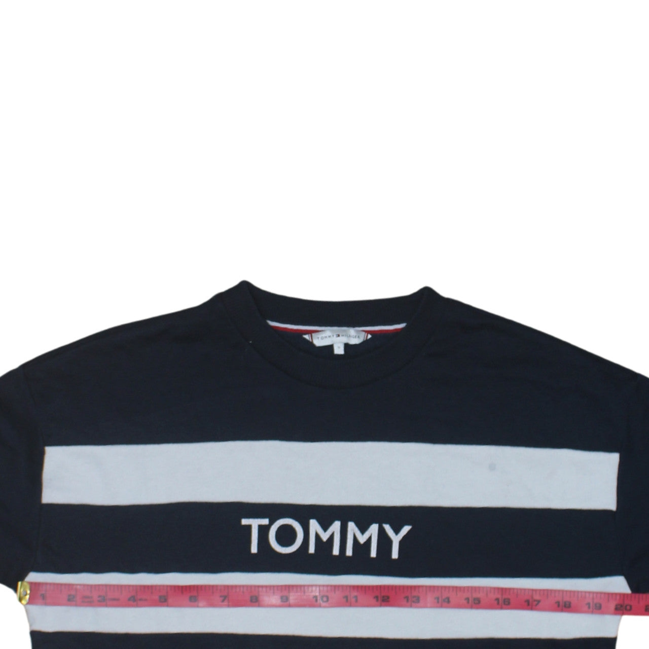 Mens UK Size L Tommy Hilfiger Blue Pullover Sweatshirt
