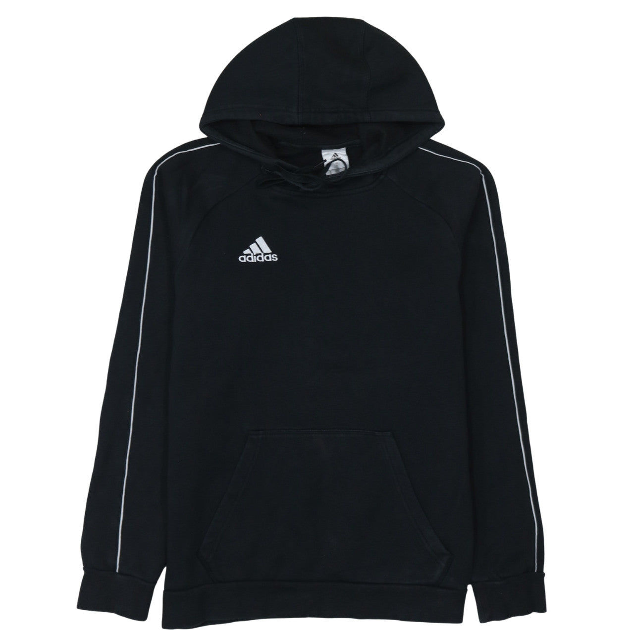 Mens UK Size S adidas Black Pullover Hoodie