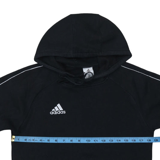 Mens UK Size S adidas Black Pullover Hoodie