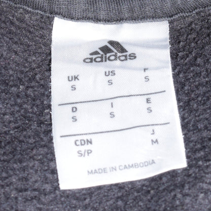Mens UK Size S adidas Black Pullover Hoodie
