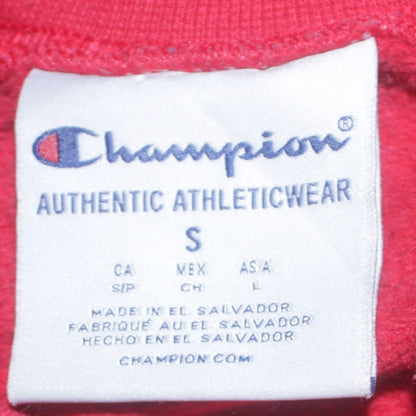 Mens UK Size S Champion Red Pullover Sweatshirt
