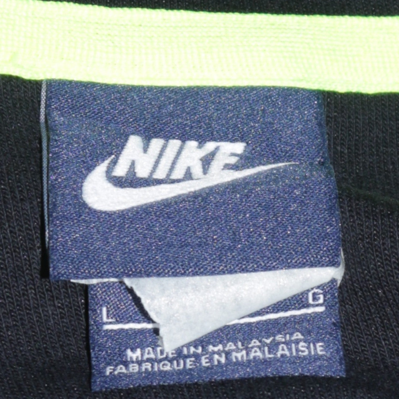 Mens UK Size L Nike Grey Full Zip Hoodie