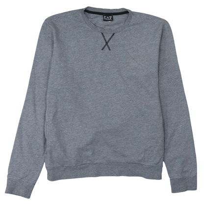 Mens UK Size XL Emporio Armani Grey Pullover Sweatshirt