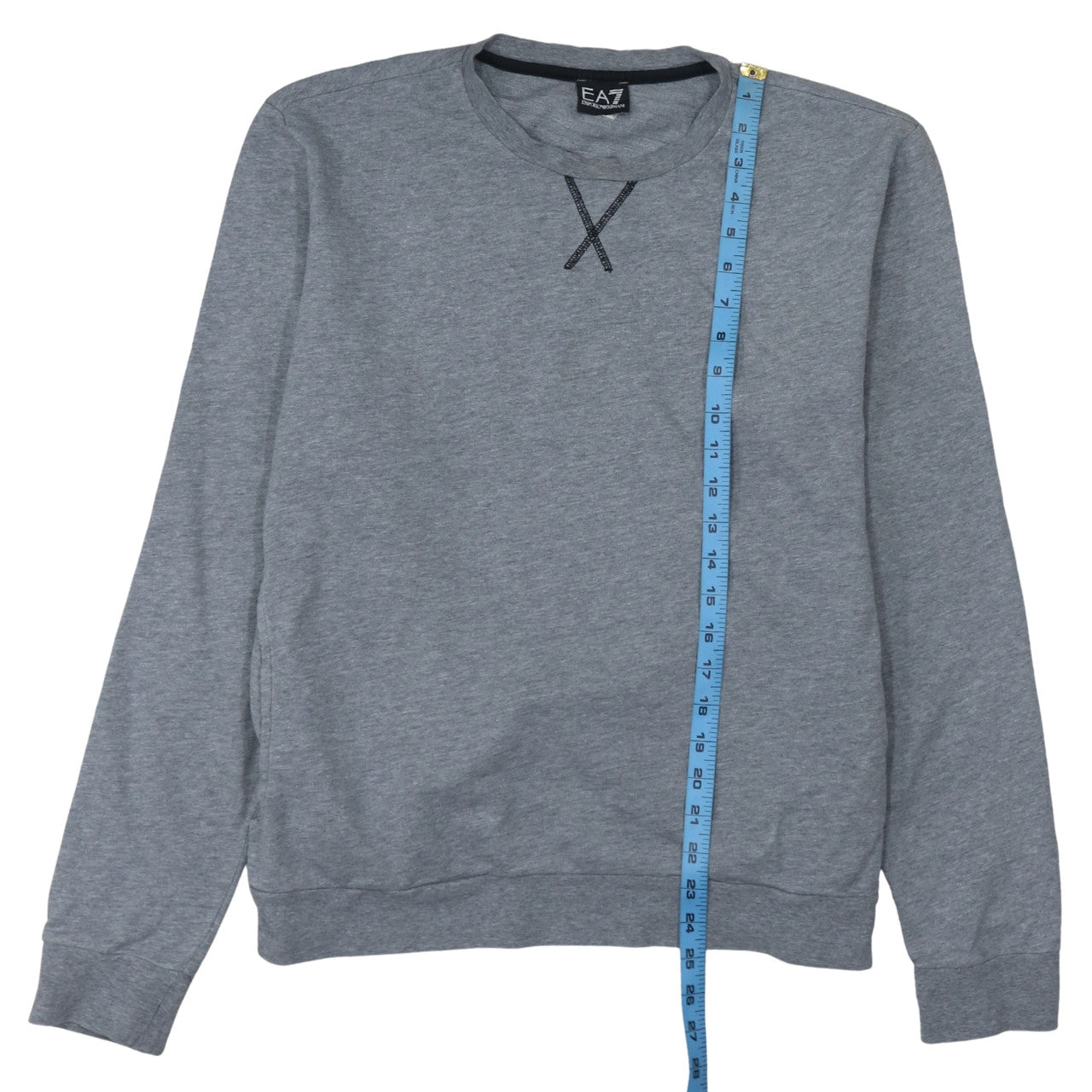 Mens UK Size XL Emporio Armani Grey Pullover Sweatshirt