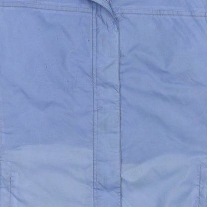 Womens UK Size L L.L. Bean Blue Rain Coat