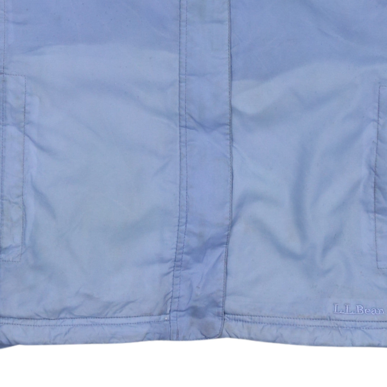 Womens UK Size L L.L. Bean Blue Rain Coat