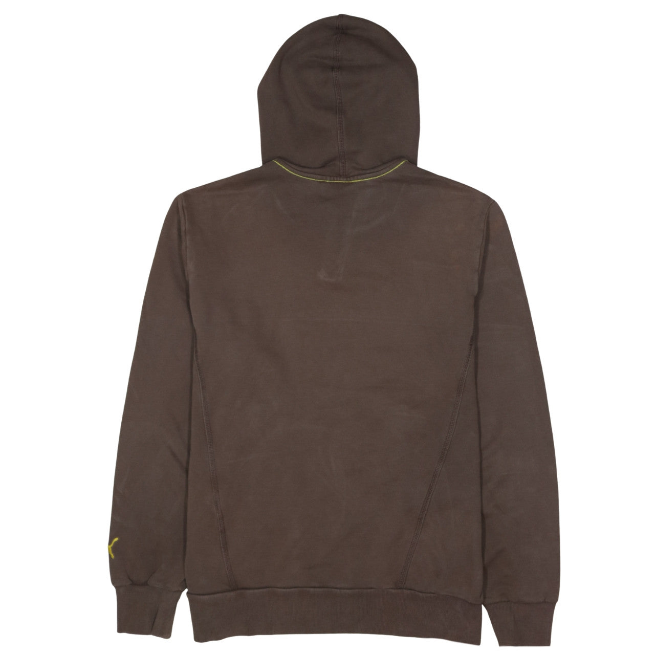 Mens UK Size L PUMA Brown Pullover Hoodie