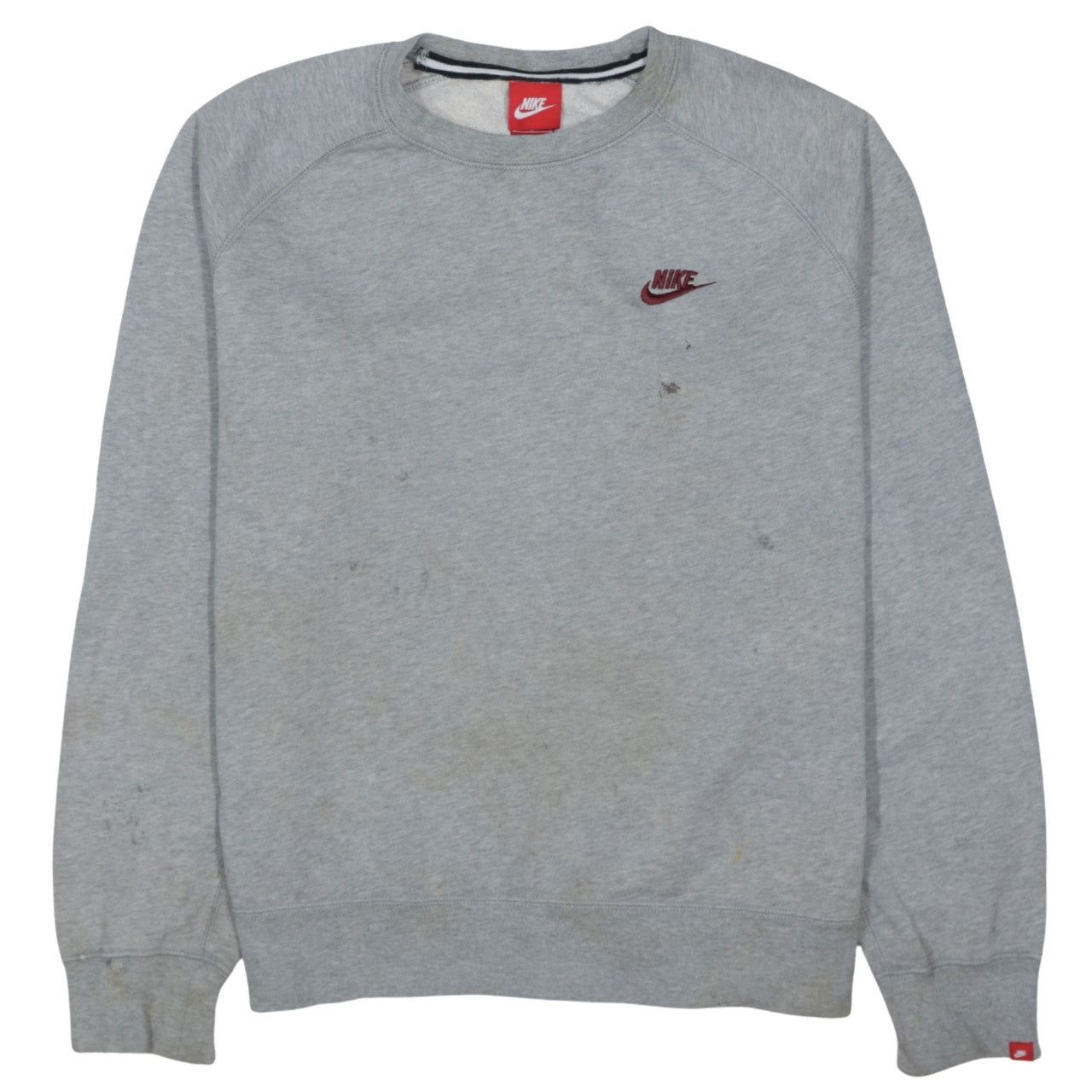 Mens UK Size M Nike Grey Pullover Sweatshirt