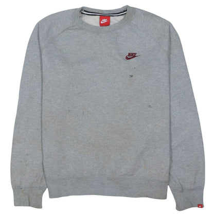Mens UK Size M Nike Grey Pullover Sweatshirt