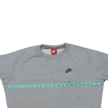Mens UK Size M Nike Grey Pullover Sweatshirt