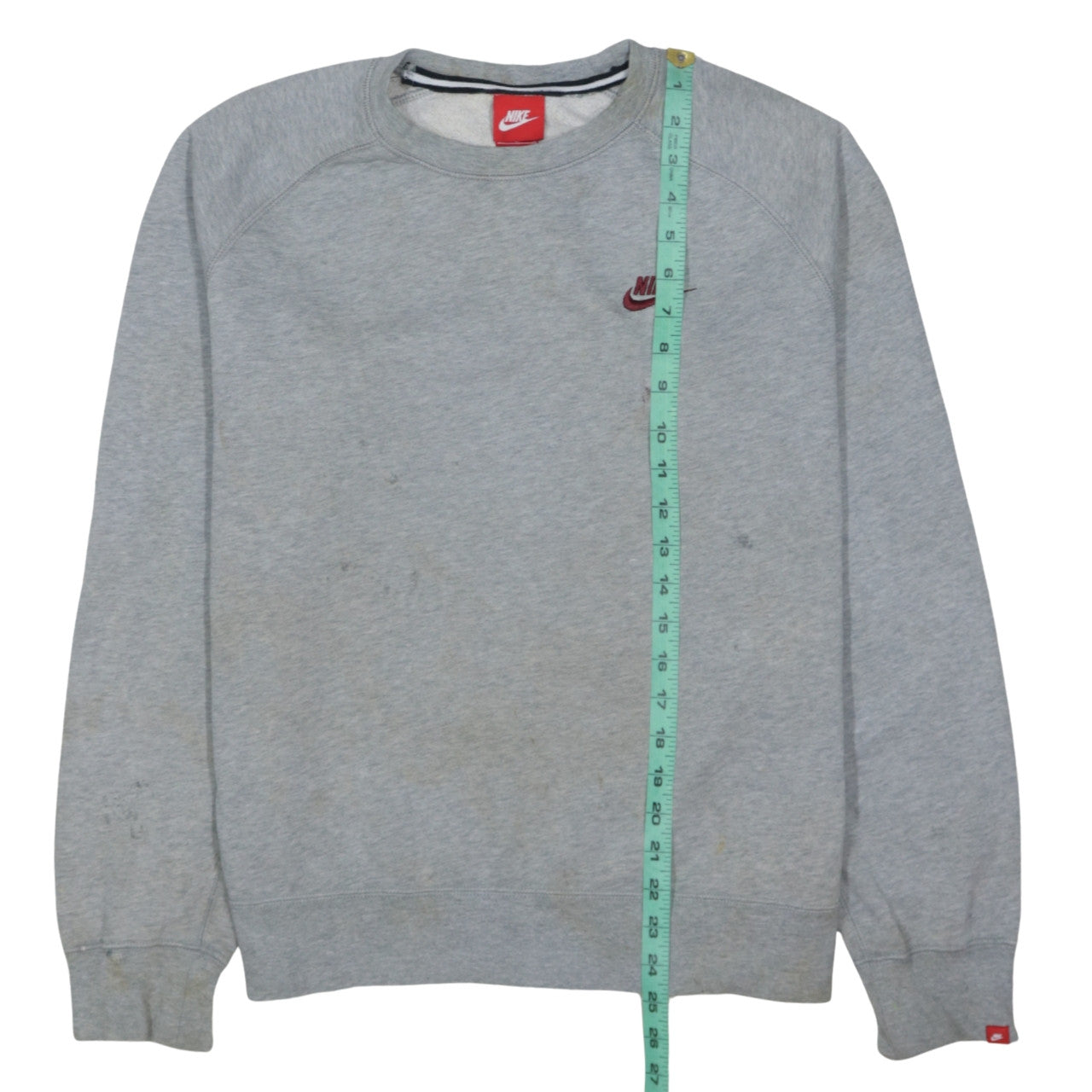 Mens UK Size M Nike Grey Pullover Sweatshirt