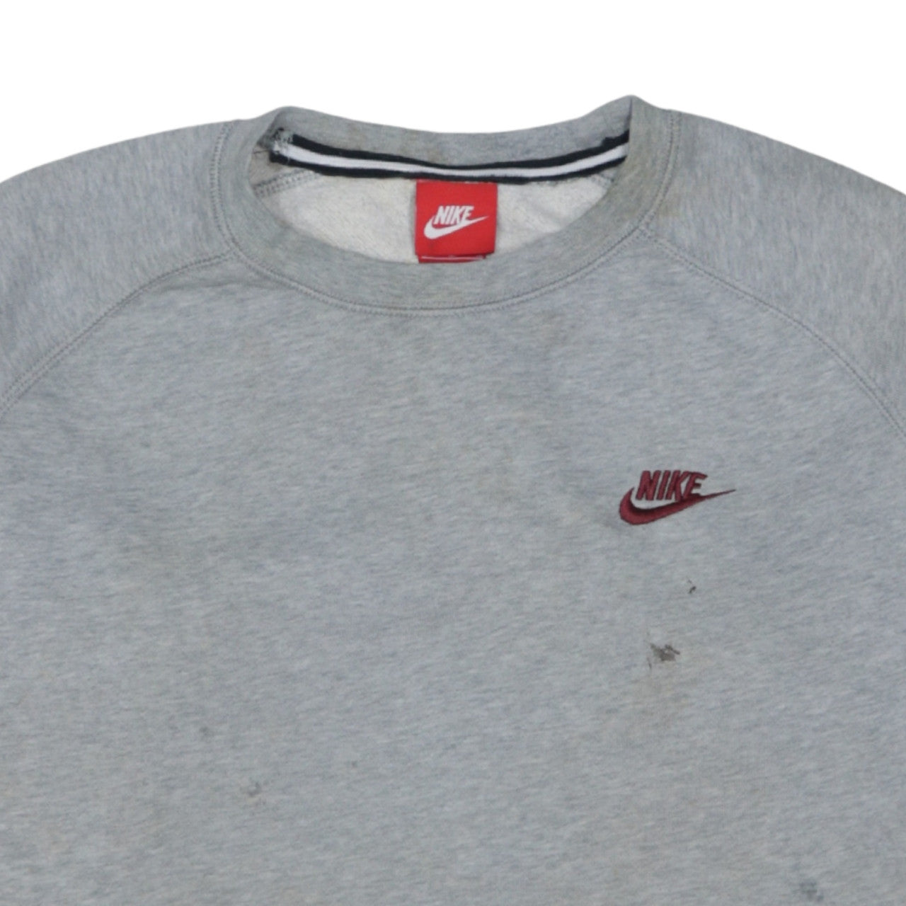 Mens UK Size M Nike Grey Pullover Sweatshirt