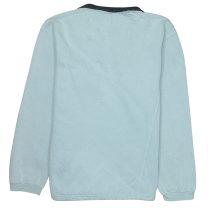 Champion Boys Blue 1/4 Zip Logo Fleece Sweatshirt 13-14 Years