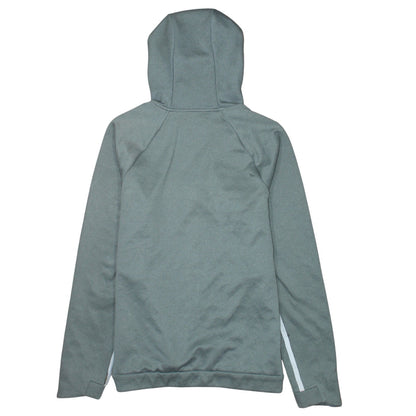 Mens UK Size S Nike Green Full Zip Hoodie