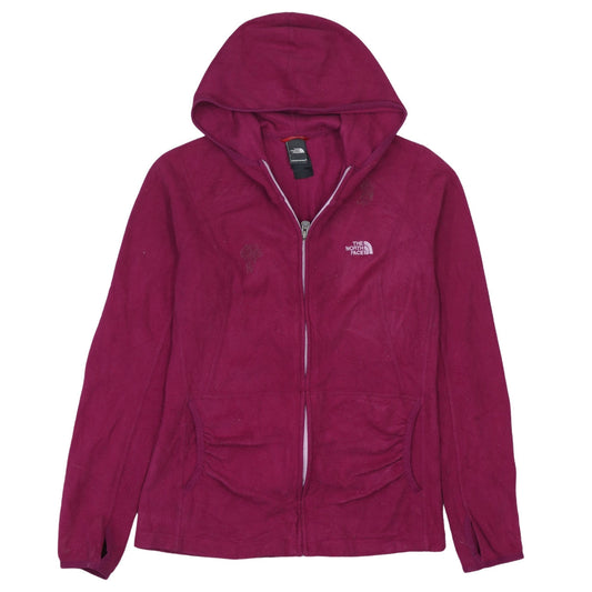 Womens UK Size M The North Face Pink Full Zip Hoodie