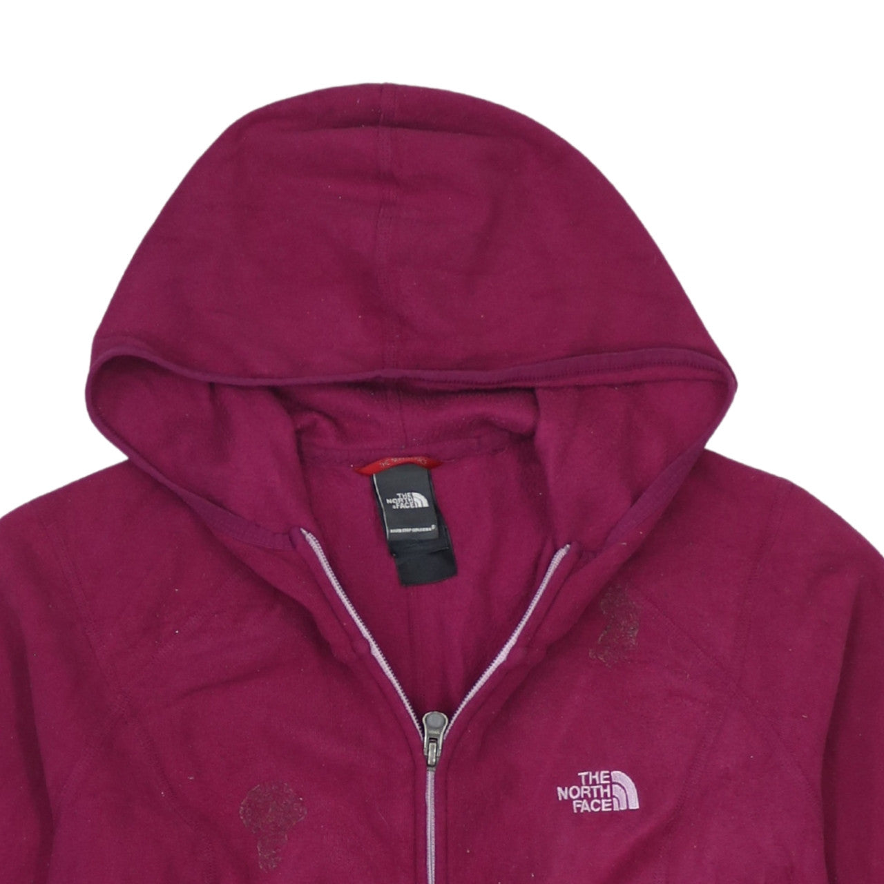 Womens UK Size M The North Face Pink Full Zip Hoodie