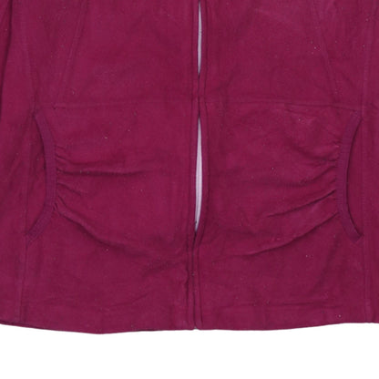 Womens UK Size M The North Face Pink Full Zip Hoodie