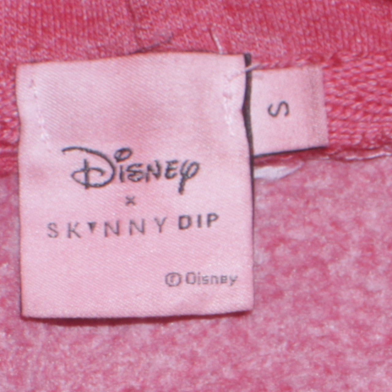 Womens UK Size S Disney x Skinnydip Red Pullover Hoodie