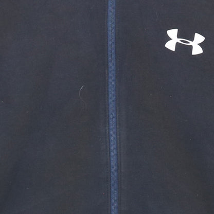 Mens UK Size L Under armour Blue Full Zip Hoodie