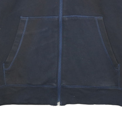 Mens UK Size L Under armour Blue Full Zip Hoodie