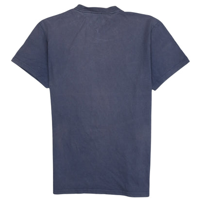 Tommy Jeans Men's Blue Regular Fit Logo Cotton T-Shirt Size M