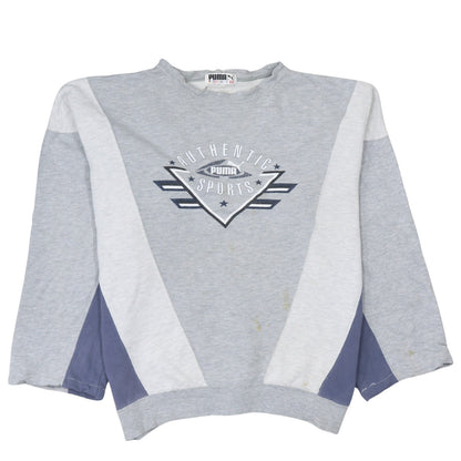 Mens UK Size XL PUMA Grey Pullover Sweatshirt