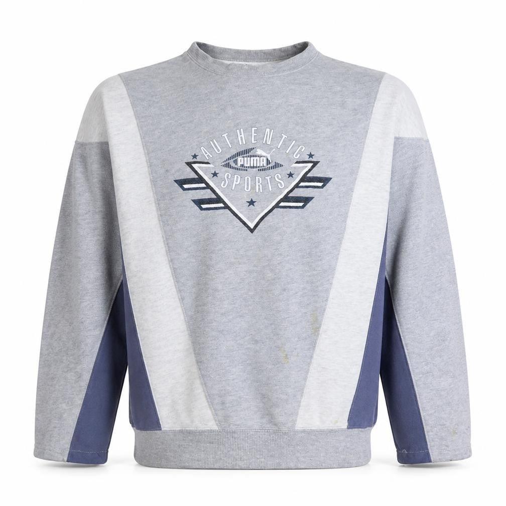 Mens UK Size XL PUMA Grey Pullover Sweatshirt