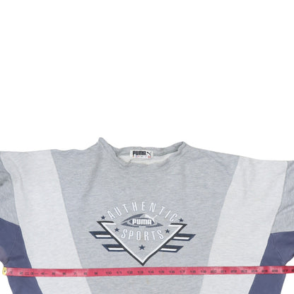 Mens UK Size XL PUMA Grey Pullover Sweatshirt