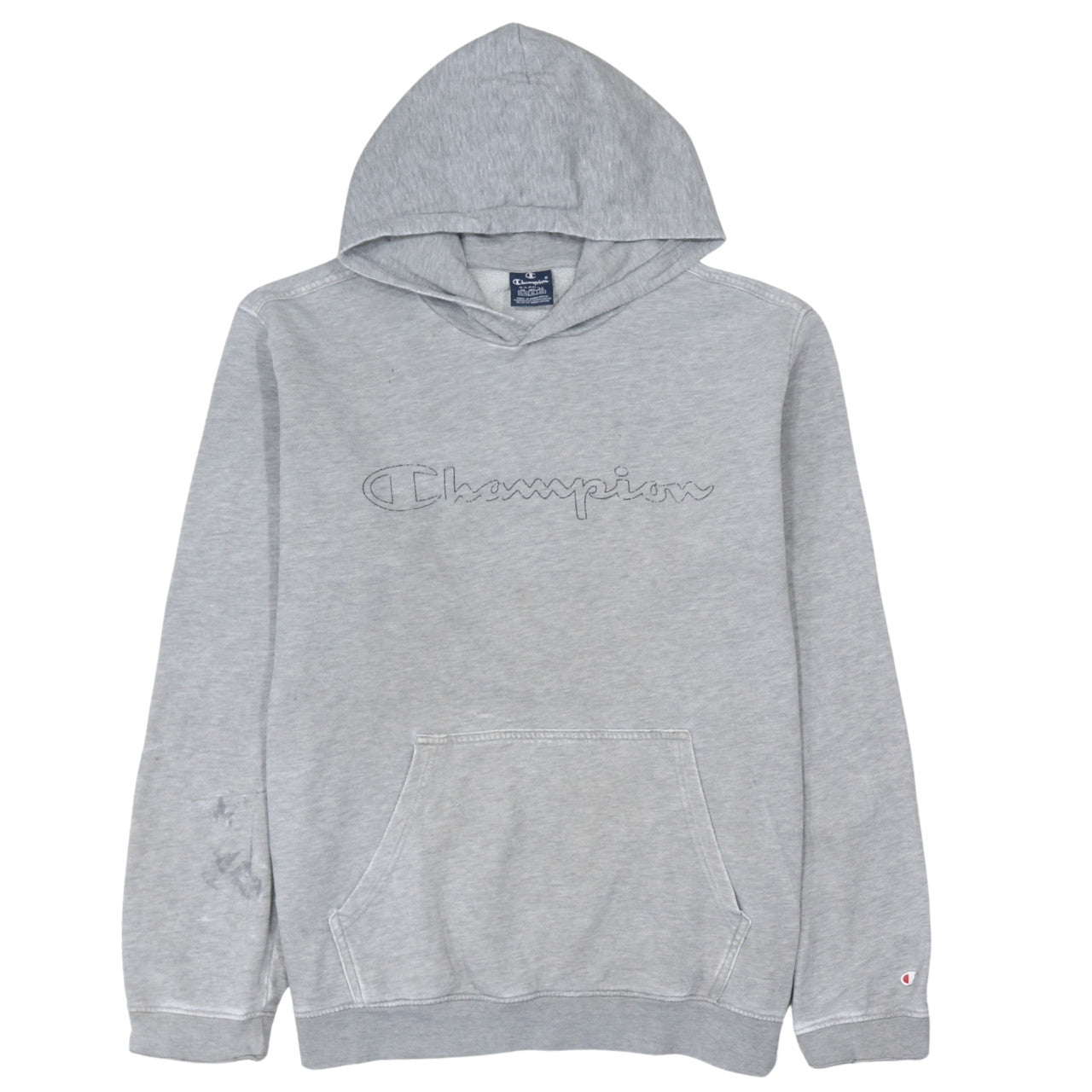 Mens UK Size XL Champion Grey Pullover Hoodie