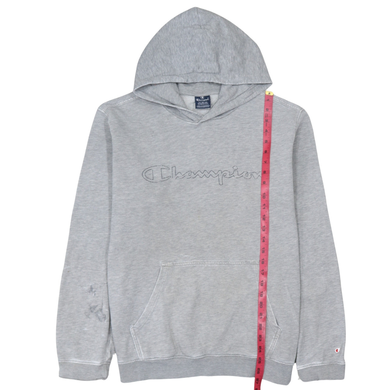 Mens UK Size XL Champion Grey Pullover Hoodie