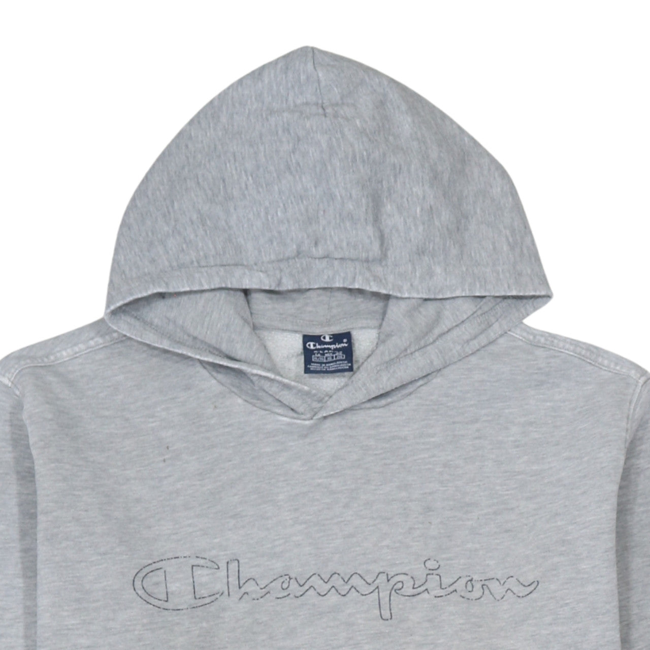 Mens UK Size XL Champion Grey Pullover Hoodie