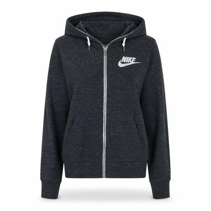 Womens UK Size S Nike Black Full Zip Hoodie