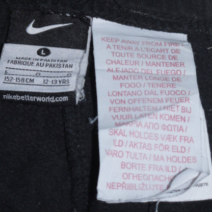 Nike Boys Black Fleece Sweatpants 12-13 Years Regular Fit Active Trousers