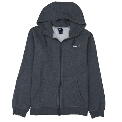 Mens UK Size M Nike Grey Full Zip Hoodie