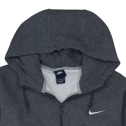 Mens UK Size M Nike Grey Full Zip Hoodie