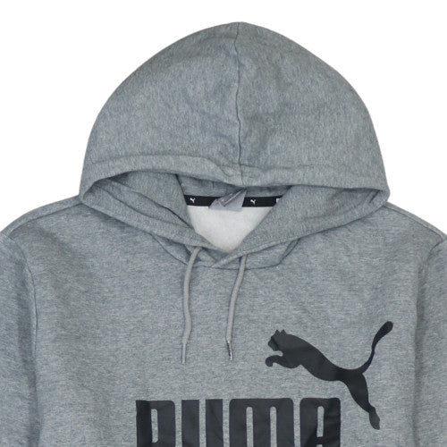 Mens UK Size XL PUMA Grey Pullover Hoodie