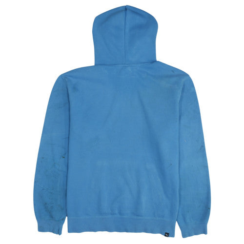 Mens UK Size XL PUMA Blue Pullover Hoodie