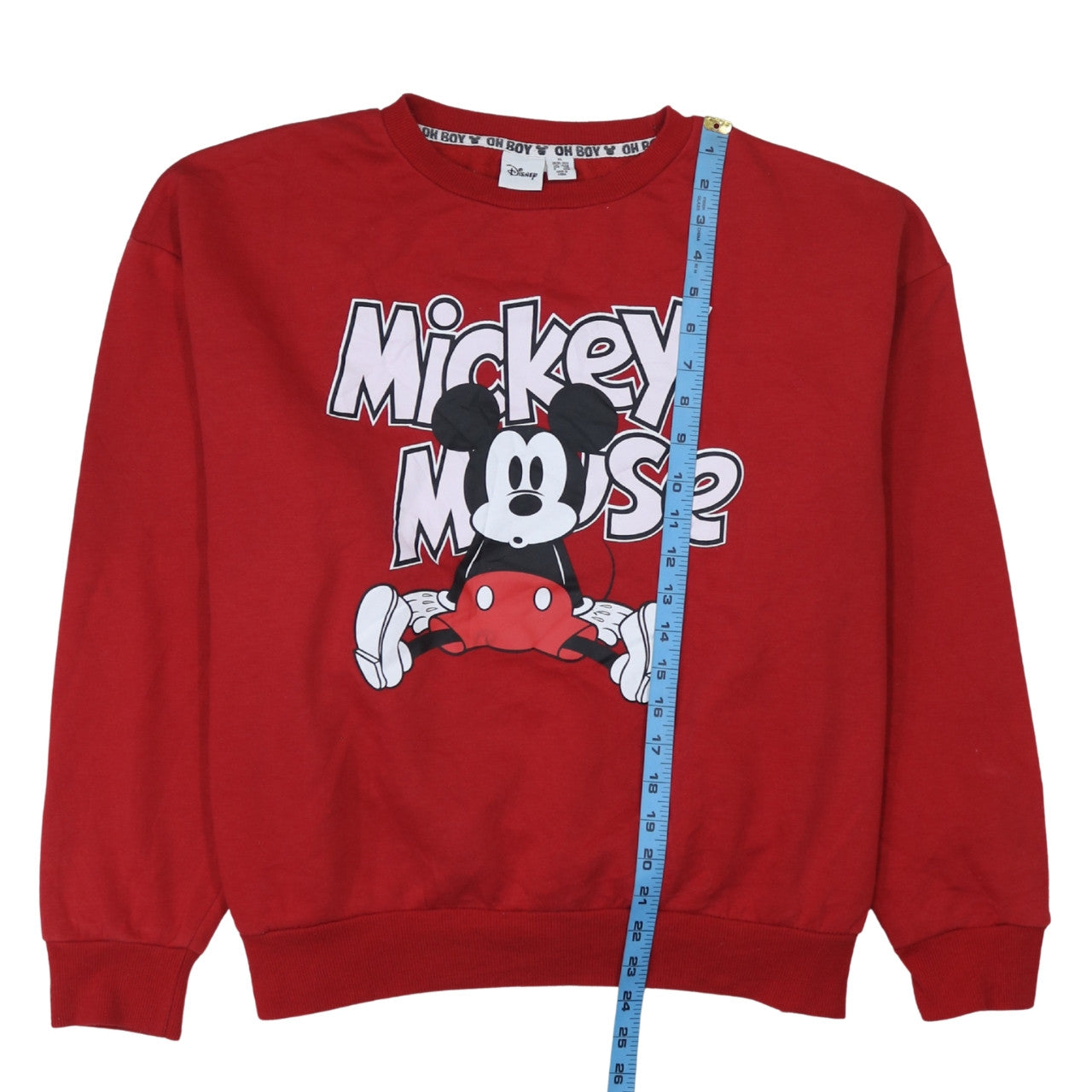 Womens UK Size XL Disney Red Pullover Sweatshirt