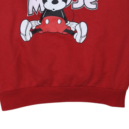 Womens UK Size XL Disney Red Pullover Sweatshirt