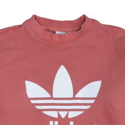 Womens UK Size XS adidas Pink Pullover Sweatshirt