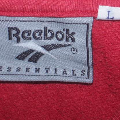 Mens UK Size L Reebok Red Pullover Sweatshirt