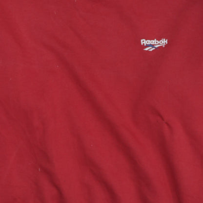 Mens UK Size L Reebok Red Pullover Sweatshirt
