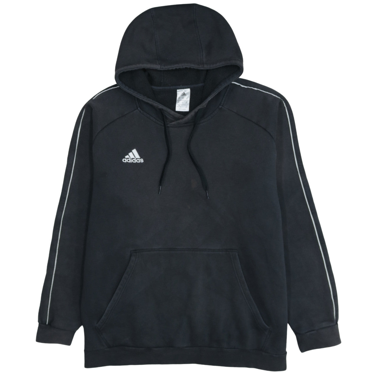 Mens UK Size 2XL adidas Black Pullover Hoodie