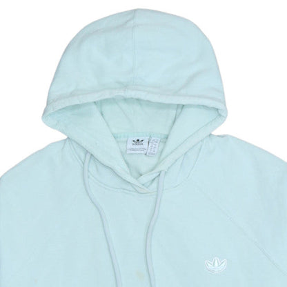 Womens UK Size 18 adidas Blue Pullover Hoodie